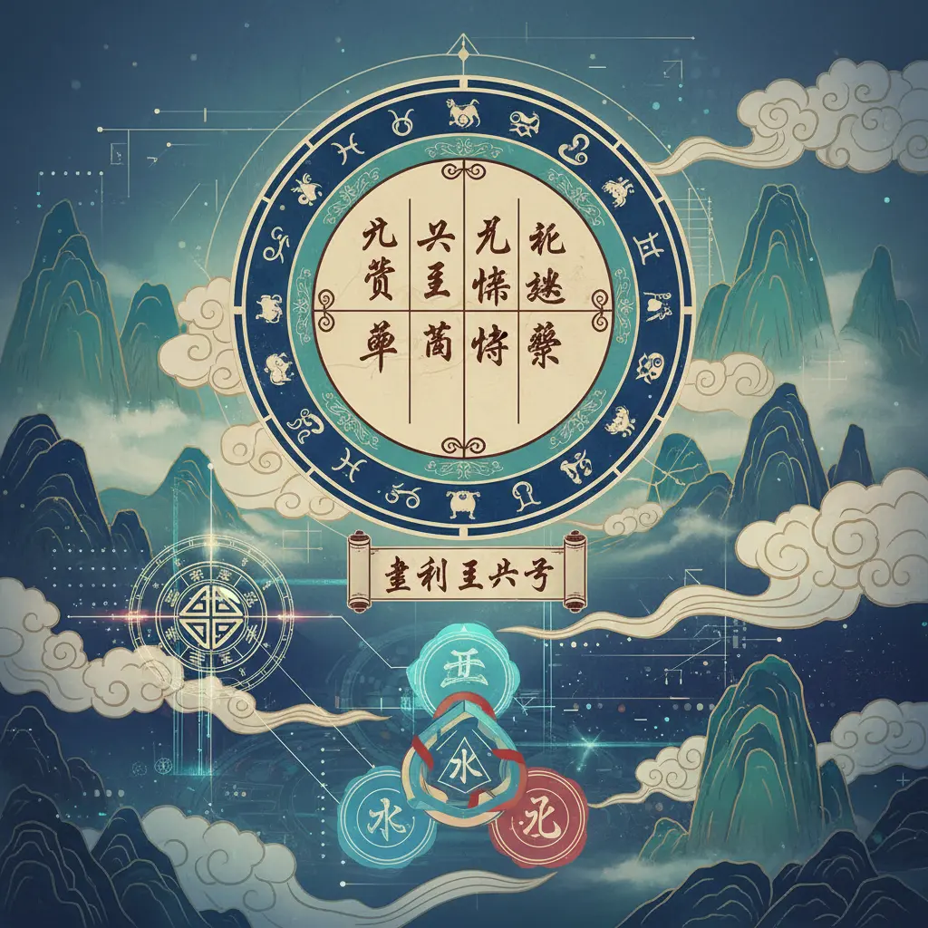 韋千里八字 - 八字命盤