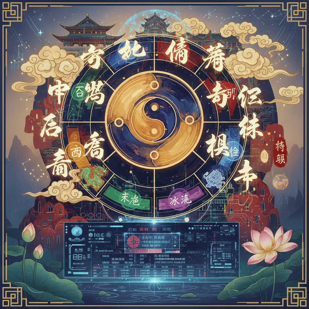 五行查詢 - 八字命造