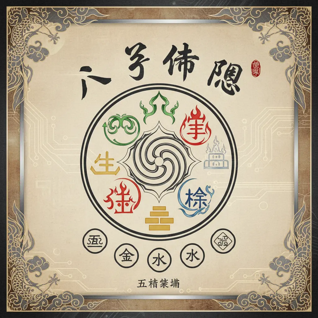 八字命盤 - 五行結構