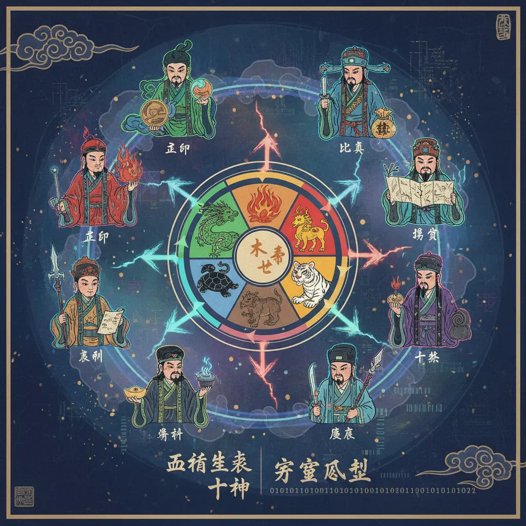十神 - 五行生剋